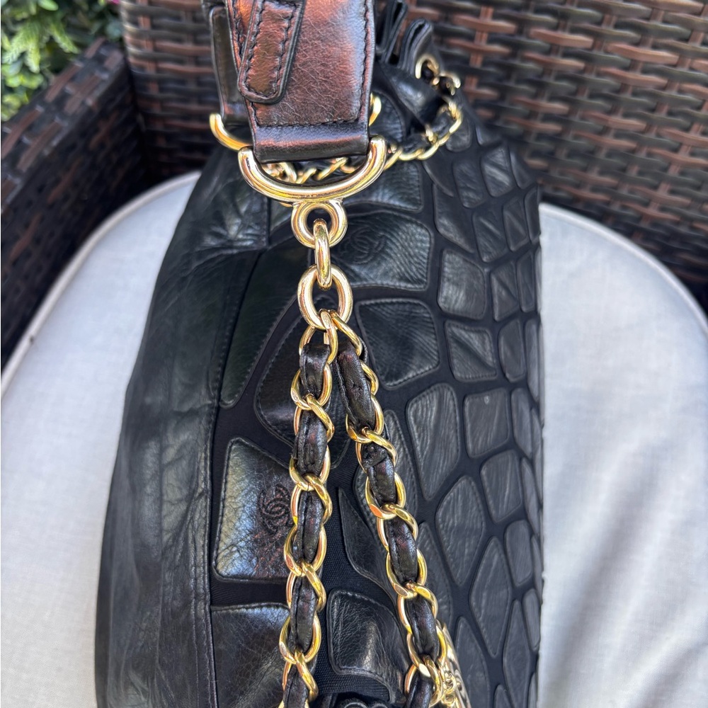 Authentic CHANEL RARE PATCHWORK charm shoulder bag - image 8